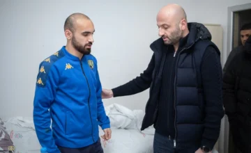 Officials of “Kapaz”, head coach and captain inquired about Veysal Rzayev’s health
