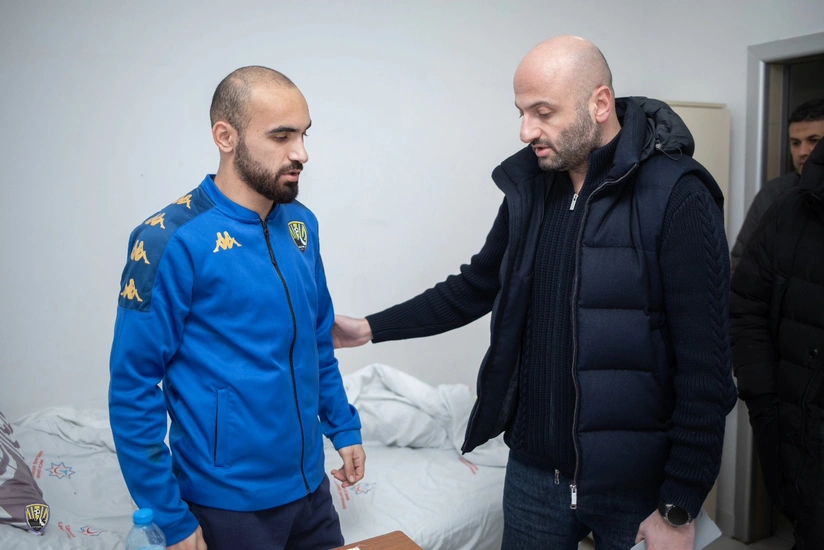 Officials of “Kapaz”, head coach and captain inquired about Veysal Rzayev’s health