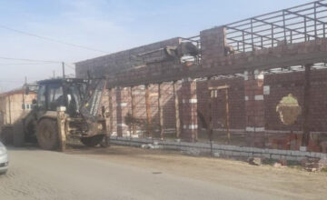 Illegal building demolished in Fuzuli – VIDEO