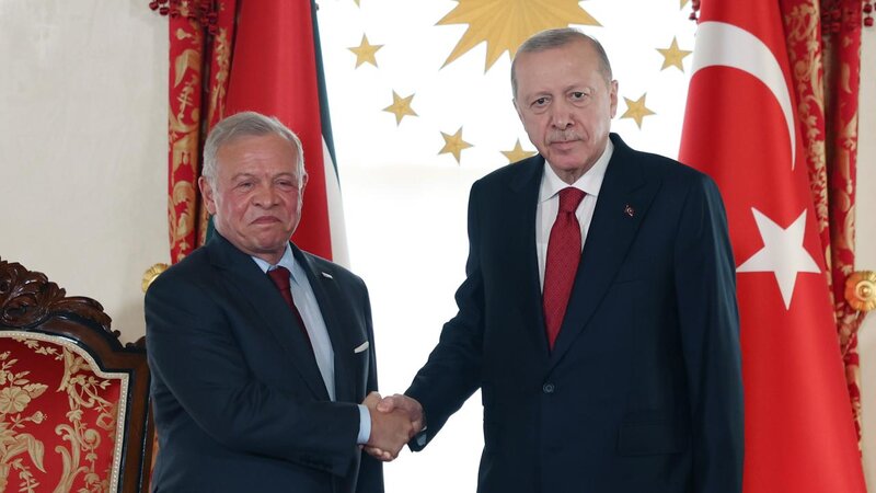 King Abdullah II of Jordan is on a visit to Turkey