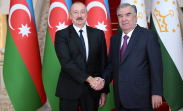 Emomali Rahmon Congratulates President Ilham Aliyev