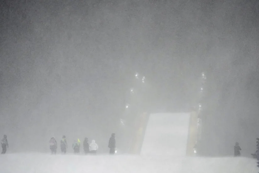 XXV Winter Olympics: Competition Postponed Due to Heavy Snow