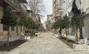 BŞİH: İslam Səfərli küçəsində abadlıq-quruculuq işləri davam etdirilir