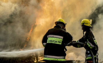 Fire in a residential building in Goychay