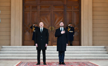 Official welcoming ceremony for US Vice President held in Baku