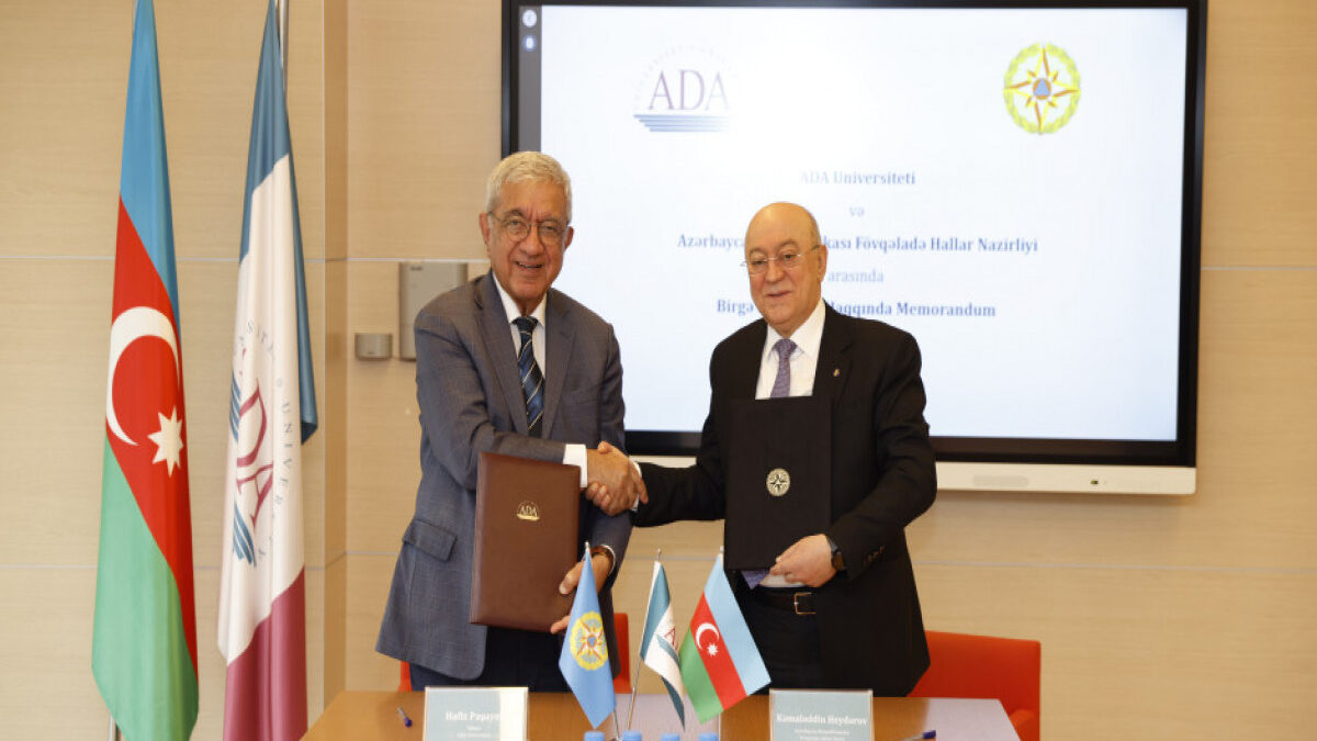 Memorandum signed between MES and ADA University – VIDEO