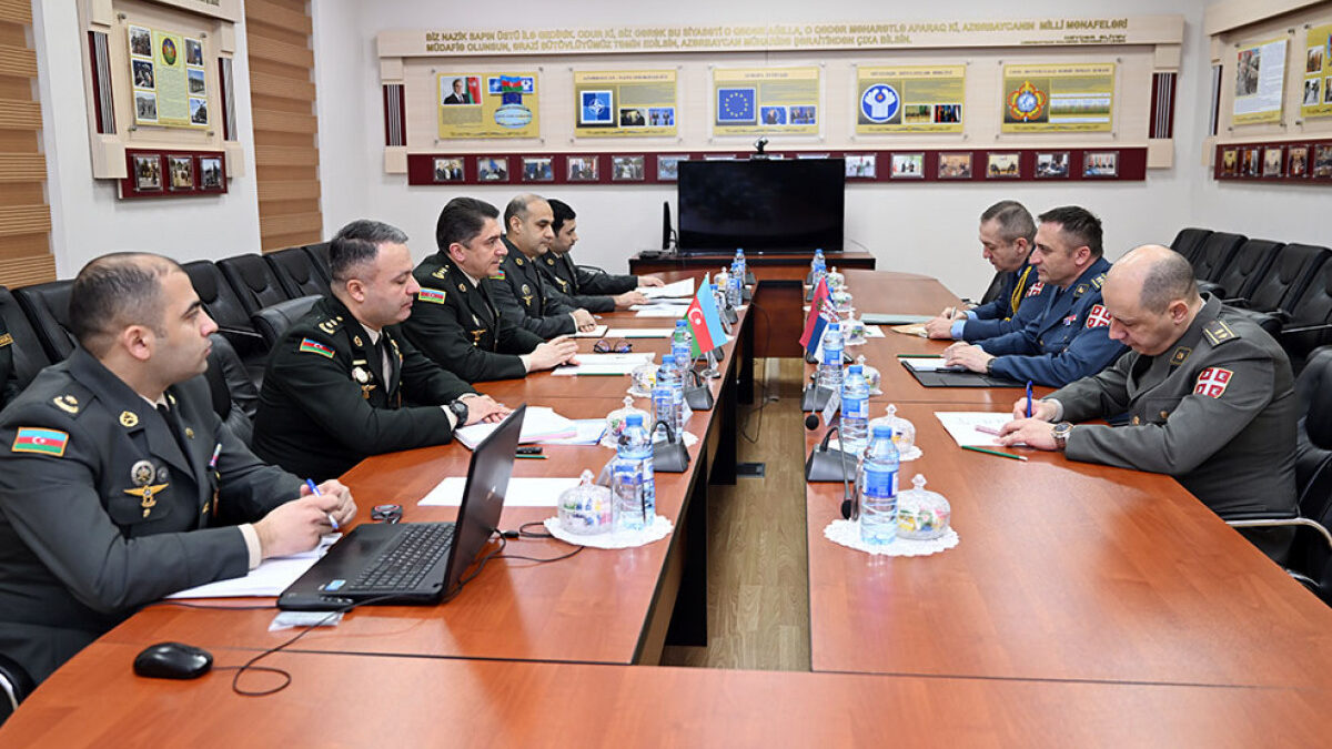 Azerbaijan-Serbia military cooperation plan signed