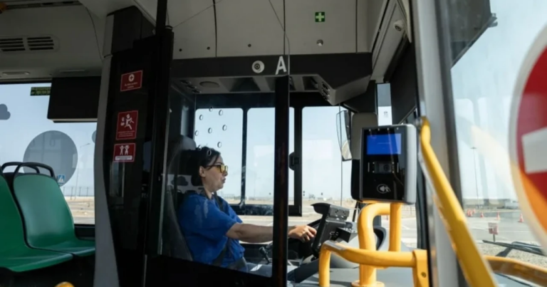 The number of female bus drivers is increasing