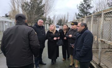 FHN yanında İctimai şura üzvləri Xüsusi Riskli Xilasetmə Xidmətində görüş keçirib