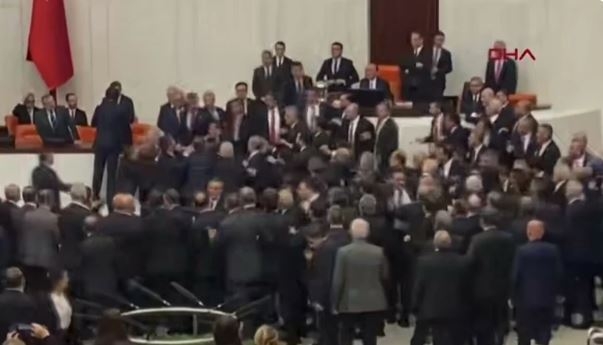 Turkish MPs Scuffled at Swearing-in Ceremony