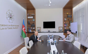 Emin Amrullayev met with the winners of the “Yuksalish” competition