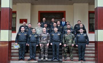 NATO Mobile Training Team course held in Baku