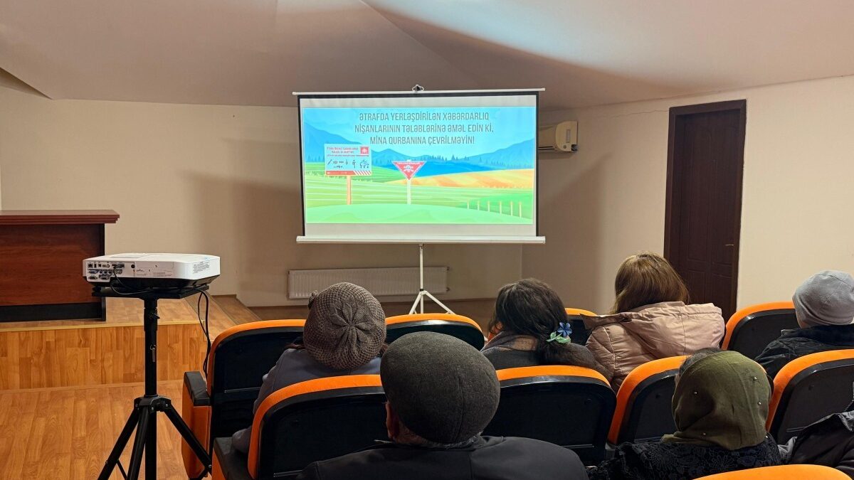 An awareness event on the danger of mines was held in Kalbajar