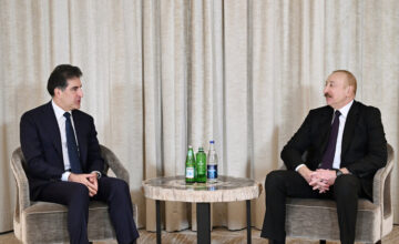 Ilham Aliyev met with the head of the Iraqi Kurdistan Region in Munich