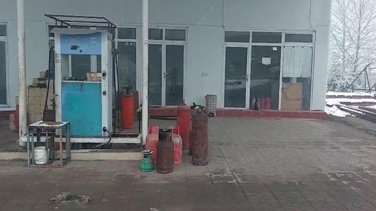 Operation of a liquid gas filling station suspended in Goygol – VIDEO