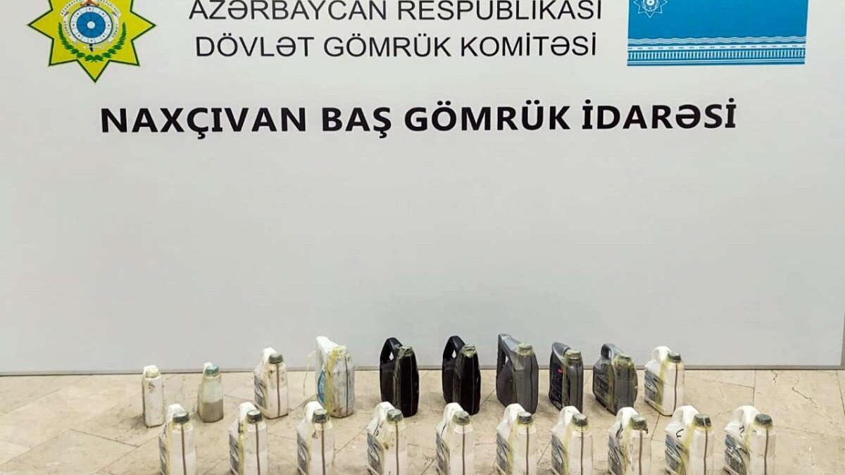 41 kg of methamphetamine discovered at customs post in Nakhchivan – PHOTO