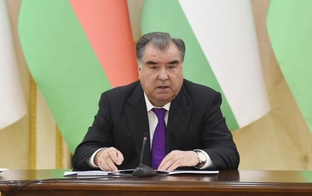 Why is the Tajik leader not appearing in public?