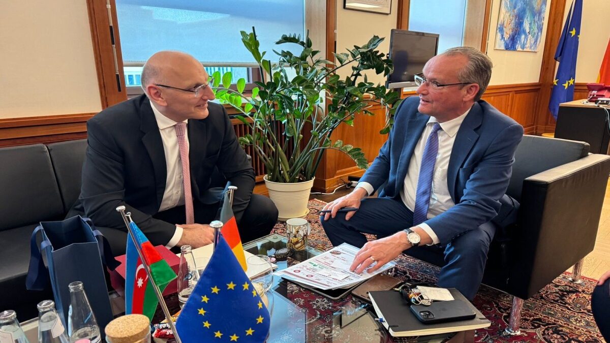 Elchin Amirbayov discussed the progress of EU-Azerbaijan relations in Germany