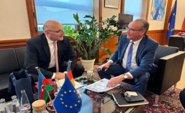 Elchin Amirbayov discussed the progress of EU-Azerbaijan relations in Germany