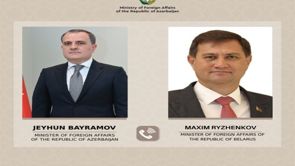 Phone conversation between Azerbaijani and Belarusian Foreign Ministers held