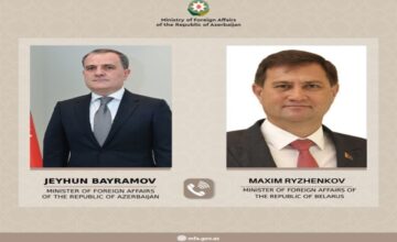 Phone conversation between Azerbaijani and Belarusian Foreign Ministers held