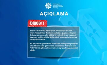 MEDIA: The post about Azerbaijan deploying heavy weapons to the border with Iran is manipulation