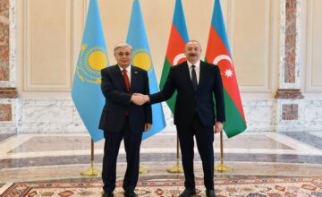 President Ilham Aliyev thanked Kassym-Jomart Tokayev for his support to Azerbaijan