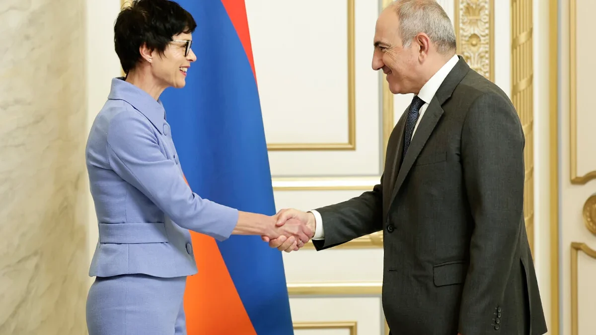 sunnyBaku 12° C USD – 1.700EUR – 1.950TRY – 0.038GEL – 0.626RUB – 0.020UAH – 0.039 Search Main news Latest news Politics Economy Society Sport Culture World Analytics Multimedia Pashinyan and Marta Kos discussed deepening cooperation between Armenia and the EU