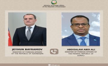 Jeyhun Bayramov discussed the drone attack from Iran on Azerbaijan with his Somali counterpart