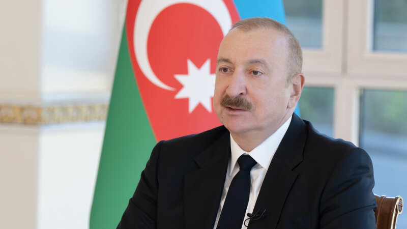 Ilham Aliyev congratulates Ayatollah Khamenei