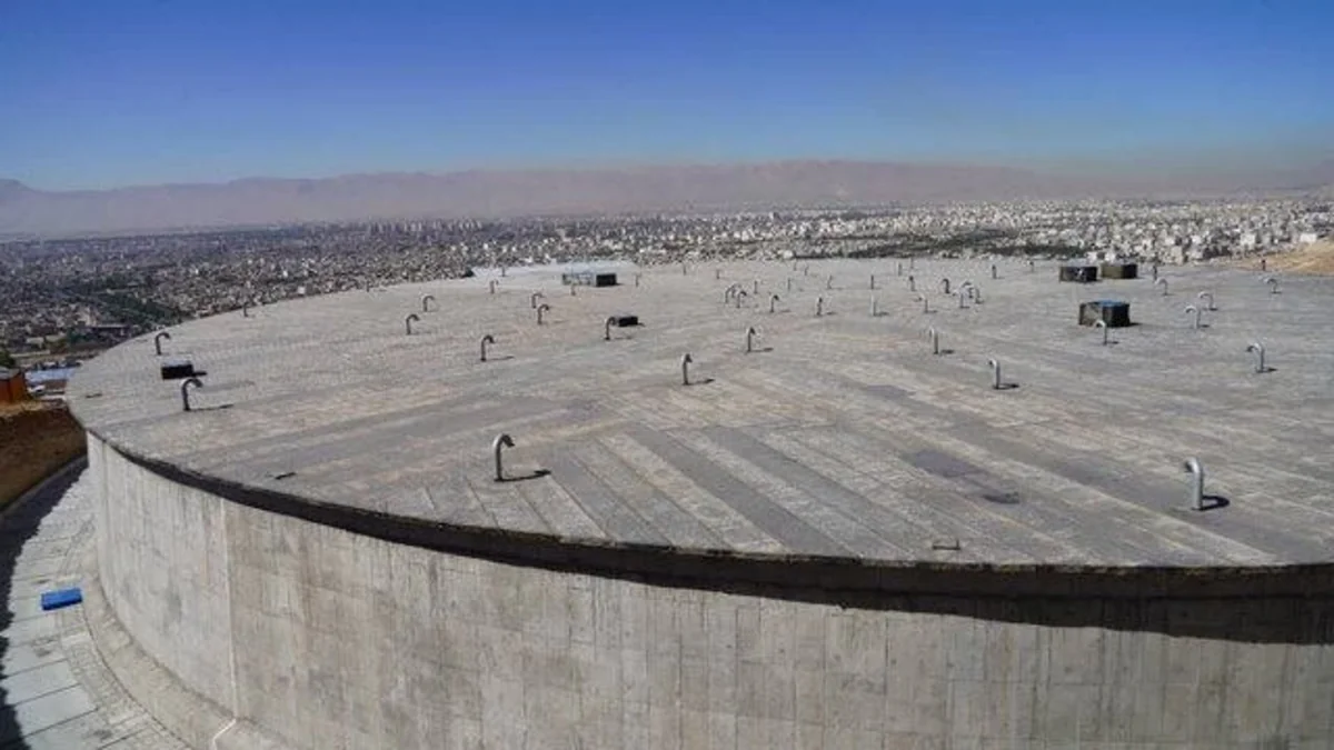 Water reservoir in Iran came under fire
