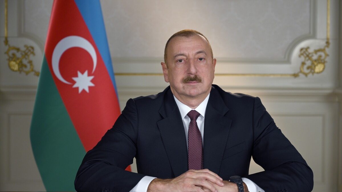 One-on-one meeting between Ilham Aliyev and the President of the European Union Council is being held