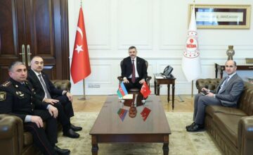 Turkey’s Minister of Internal Affairs met with the Azerbaijani Ambassador