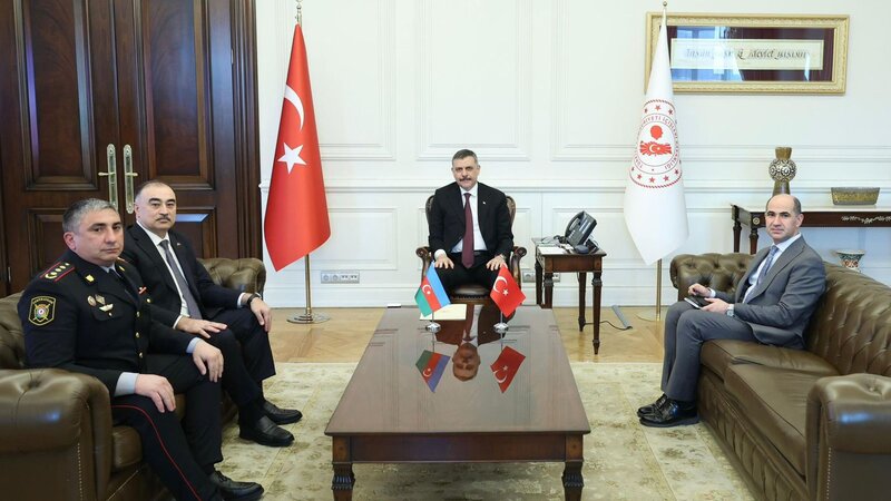 Turkey’s Minister of Internal Affairs met with the Azerbaijani Ambassador