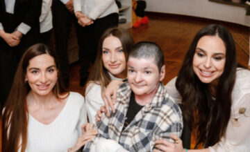 Leyla Aliyeva, Arzu Aliyeva, and Alena Aliyeva visited the “Life Support” Center
