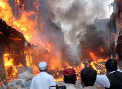 Major fire breaks out in Delhi slum area