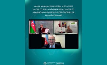 Action Plan on social cooperation signed between Azerbaijan and Latvia