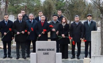 The grave of Abbasgulu Kazimzade, a former member of the National Council, was repaired in Ankara