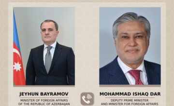 Jeyhun Bayramov discussed the current regional security situation with his Pakistani counterpart