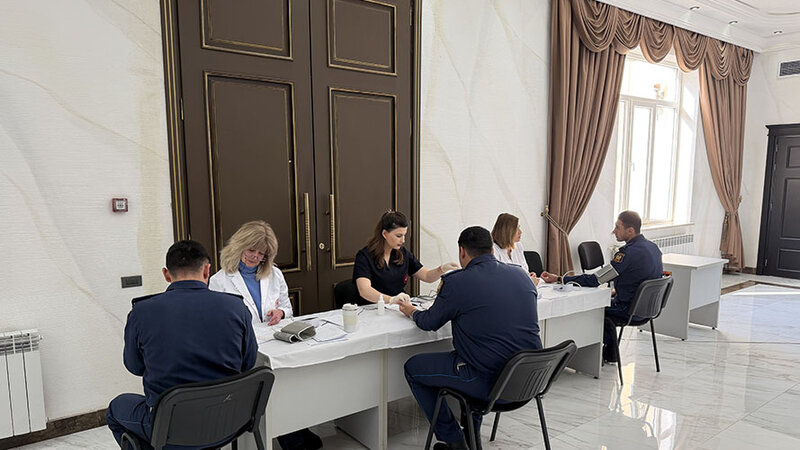 Blood donation campaign held at Heydar Aliyev Military Institute