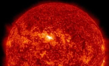 A powerful solar flare occurred on the Sun