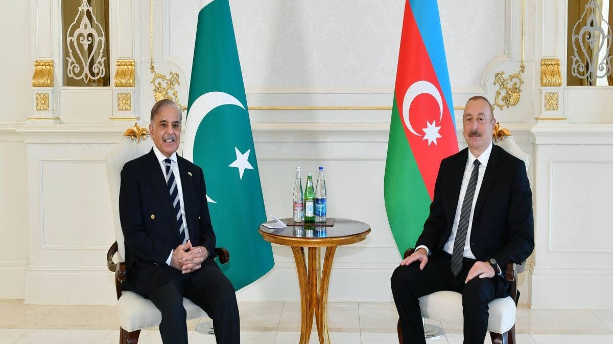 President Ilham Aliyev congratulated Shahbaz Sharif