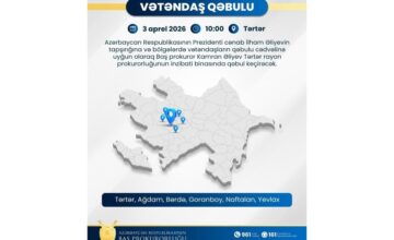 Prosecutor General to receive citizens in Tartar