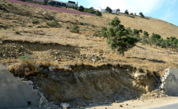 Landslide zones activated after rain – OFFICIAL