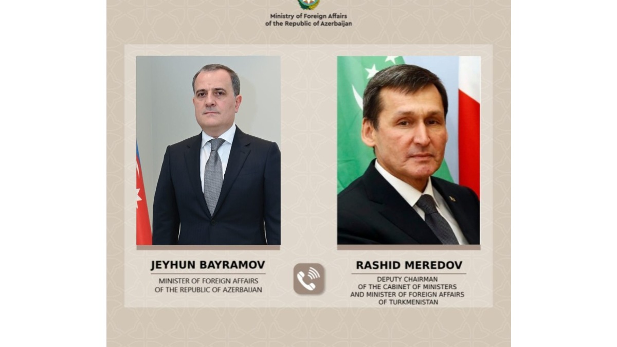 Phone Conversation Held Between Jeyhun Bayramov and Turkmenistan’s Foreign Minister