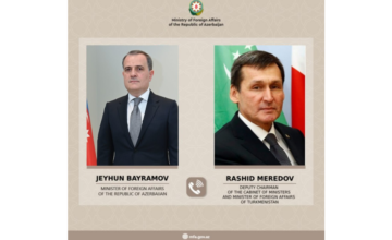 Phone Conversation Held Between Jeyhun Bayramov and Turkmenistan’s Foreign Minister