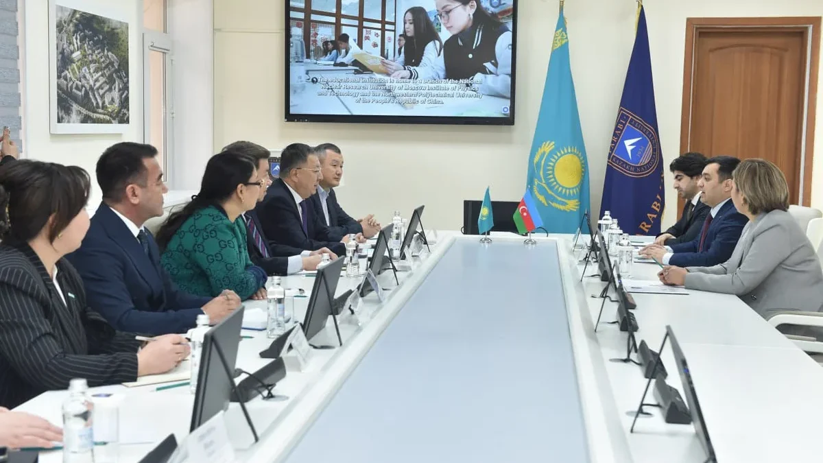 Kazakh National University delegation informed about youth policy in Azerbaijan