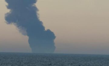 Iran targets container ship in the Gulf of Oman