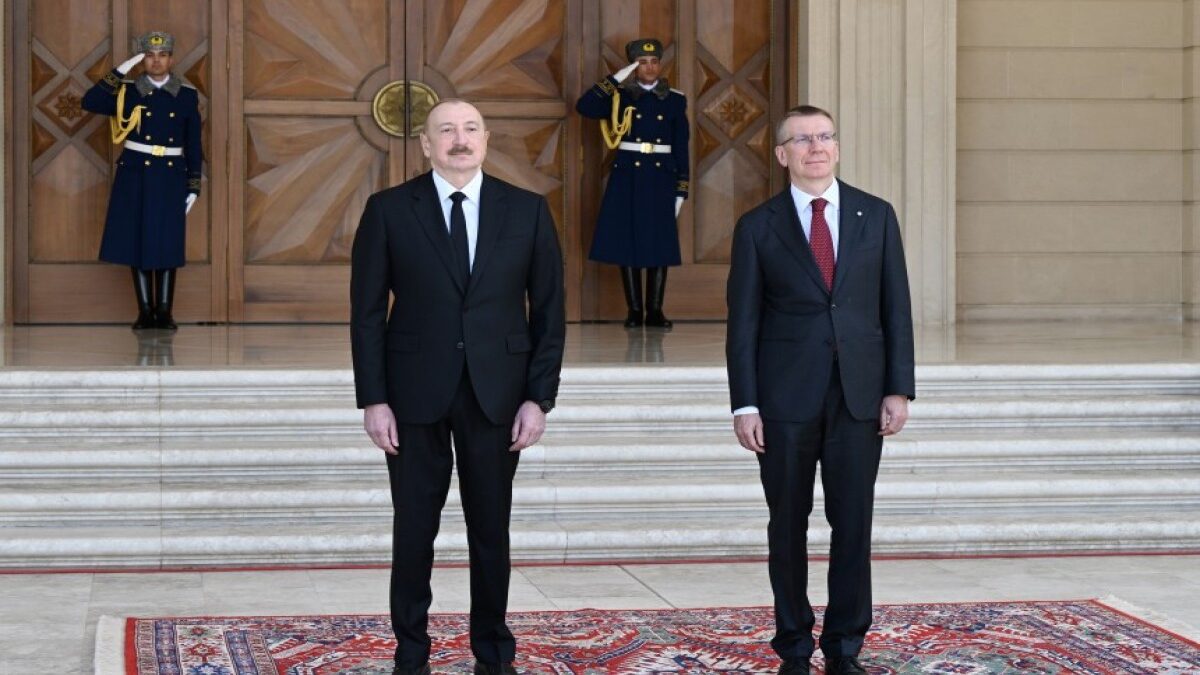 Official welcoming ceremony for the President of Latvia held – PHOTO