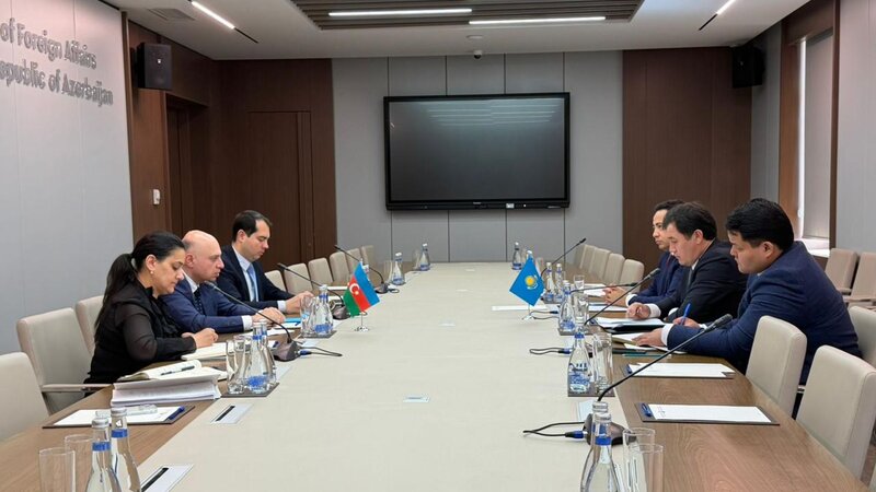 Azerbaijan and Kazakhstan discussed cooperation within the OTS framework